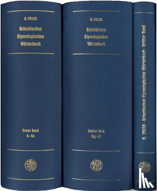 Frisk, Hjalmar - Nachträge - Wortregister - Corrigenda - Nachwort