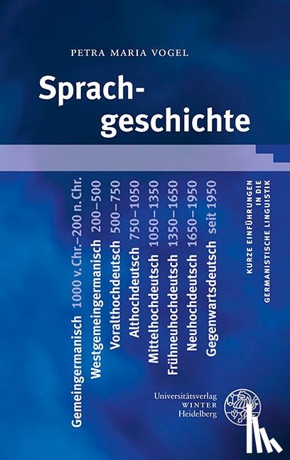 Vogel, Petra Maria - Sprachgeschichte