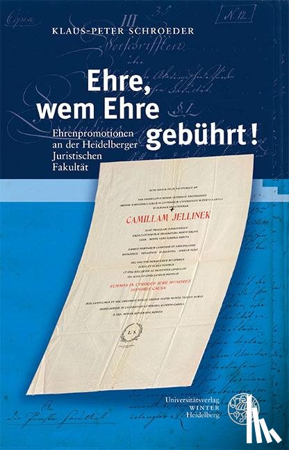 Schroeder, Klaus-Peter - Ehre, wem Ehre gebührt!