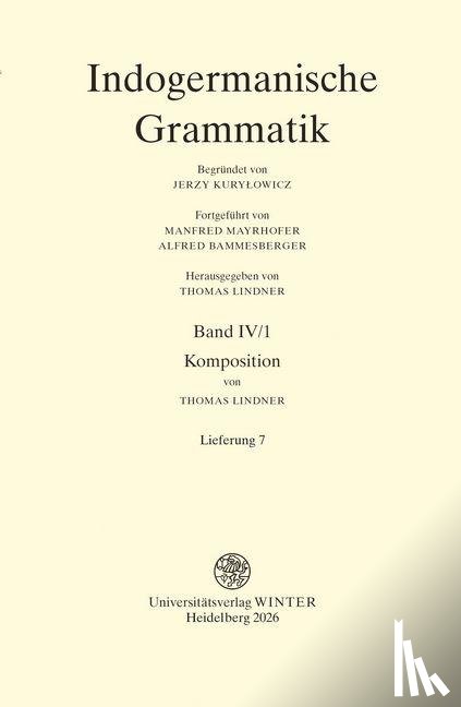Cotticelli-Kurras, Paola, Frotscher, Michael - Indogermanische Grammatik / Band V: Syntax / Teilband 1: Syntax des Partizips