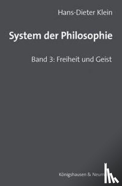 Klein, Hans-Dieter - System der Philosophie