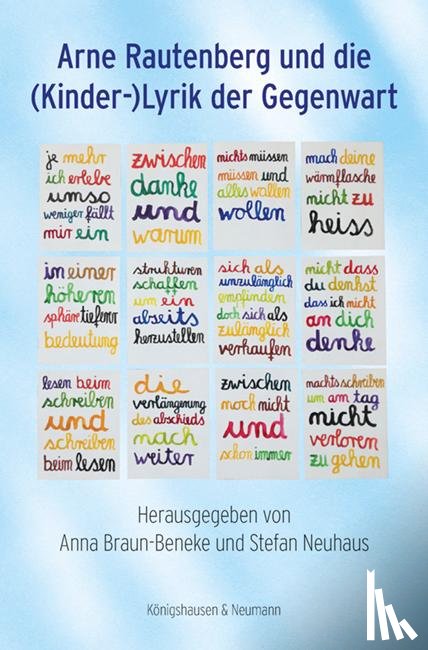  - Arne Rautenberg und die (Kinder-)Lyrik der Gegenwart