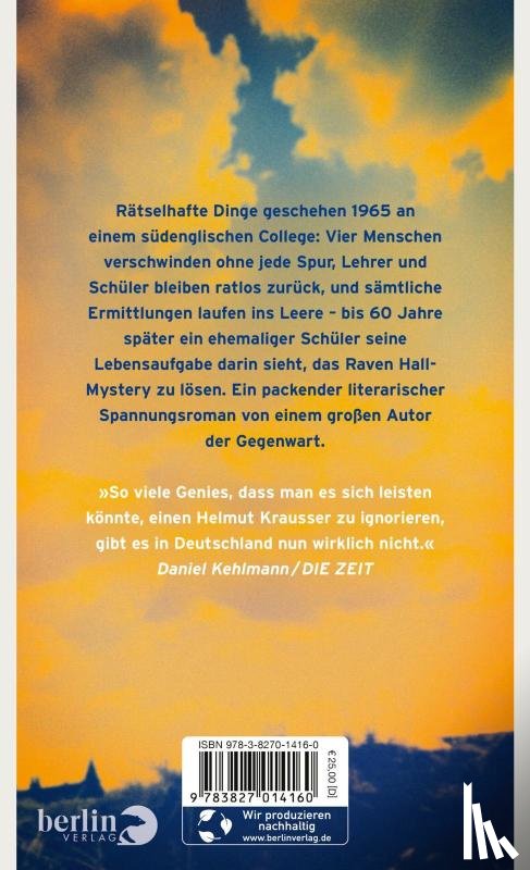 Krausser, Helmut - Freundschaft und Vergeltung