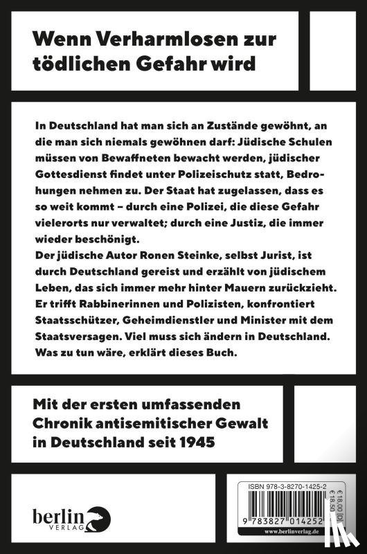 Steinke, Ronen - Terror gegen Juden