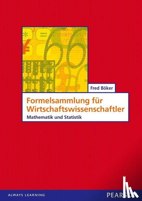 Böker, Fred - Formelsammlung für Wirtschaftswissenschaftler