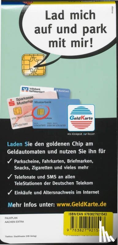  - Falk Stadtplan Extra Standardfaltung Aachen 1:19 500