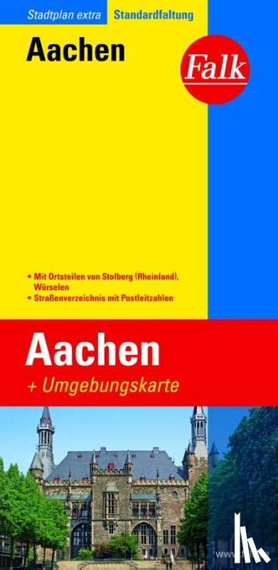 - Falk Stadtplan Extra Standardfaltung Aachen 1:19 500