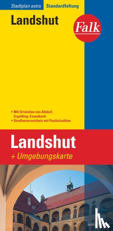  - Falk Stadtplan Extra Standardfaltung Landshut 1 : 17 500