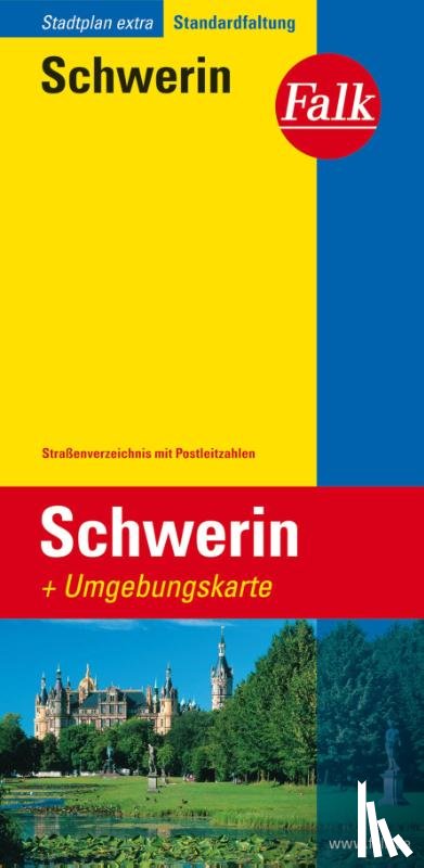  - Falk Stadtplan Extra Standardfaltung Schwerin 1:20 000