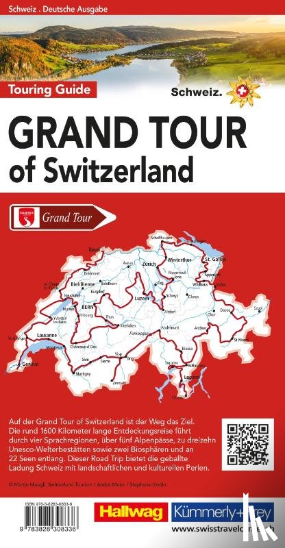 Baumgartner, Roland - Hallwag Reiseführer Grand Tour of Switzerland Touring Guide, deutsche Ausgabe