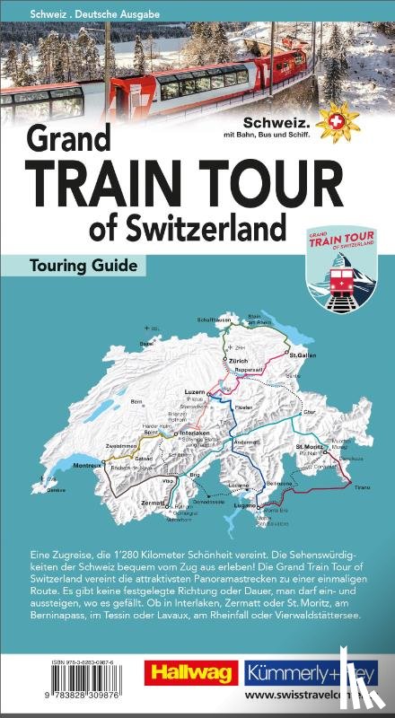 Baumgartner, Roland - Hallwag Reiseführer Grand Train Tour of Switzerland, deutsche Ausgabe