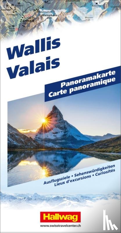  - Hallwag Panoramakarte Wallis Panoramakarte