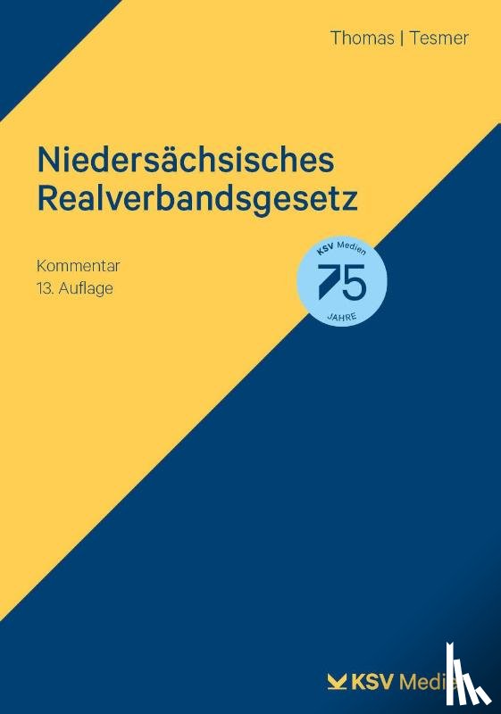Thomas, Klaus, Tesmer, Günter - Niedersächsisches Realverbandsgesetz