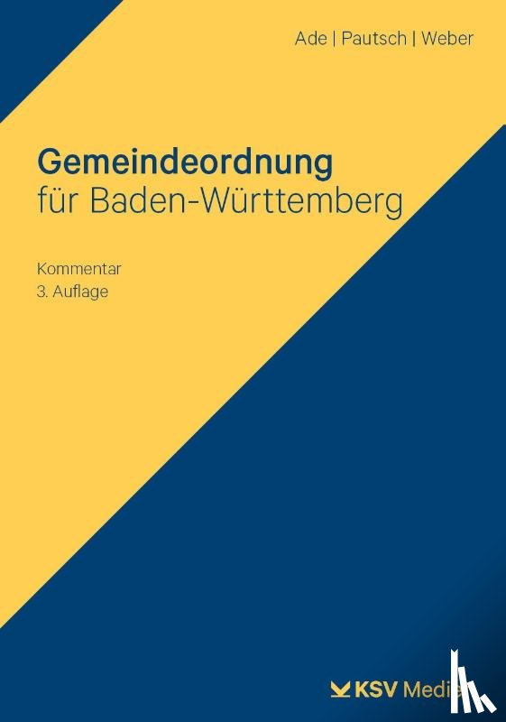 Ade, Klaus, Pautsch, Arne, Weber, Christian - Gemeindeordnung für Baden-Württemberg