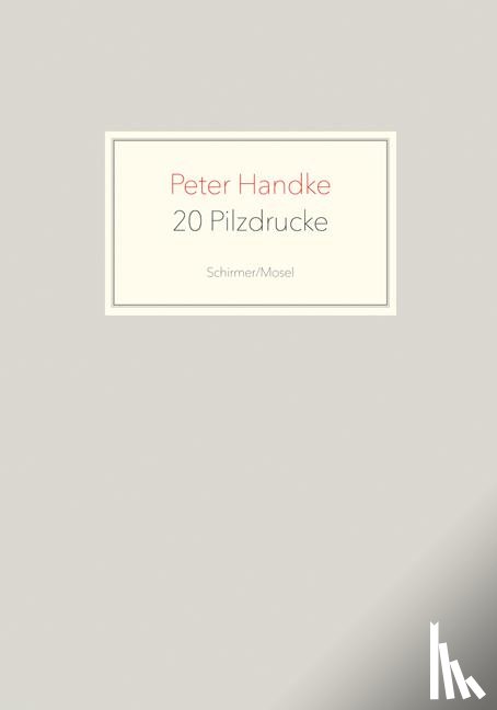 Handke, Peter - 19 Pilzdrucke