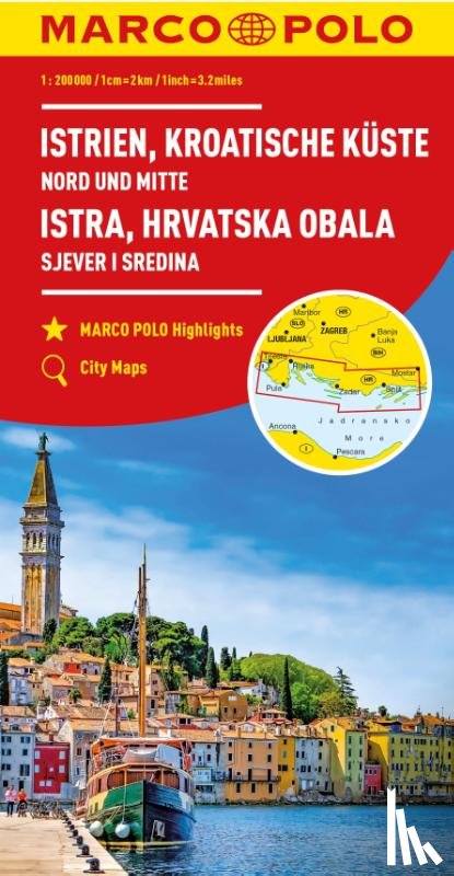  - Marco Polo Wegenkaart Istrië, Kroatische Kust