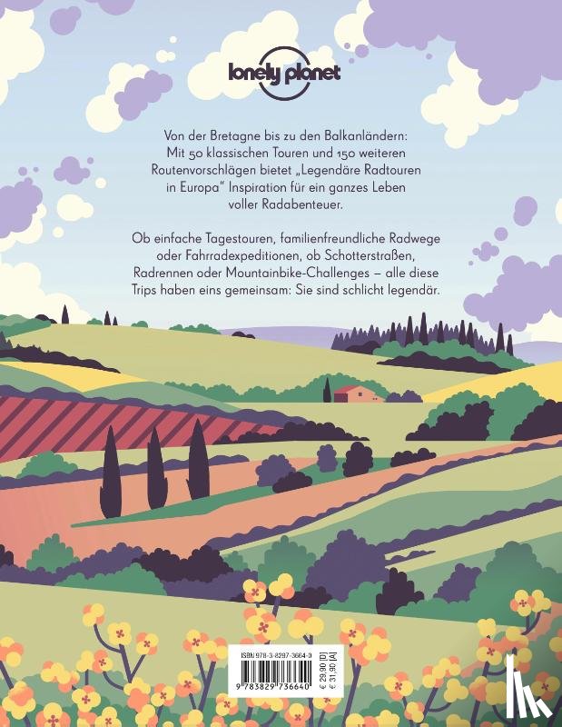  - LONELY PLANET Bildband Legendäre Radtouren in Europa