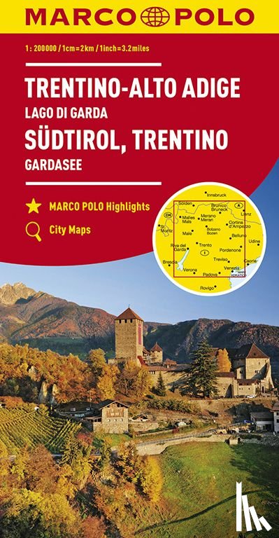  - Marco Polo Wegenkaart 03 Trentino - Zuid-Tirol - Gardameer