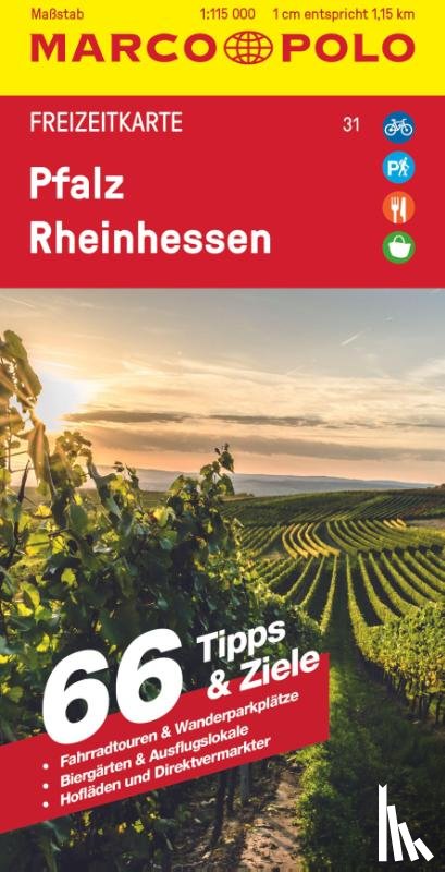  - MARCO POLO Freizeitkarte 31 Pfalz, Rheinhessen 1:115.000