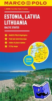Marco Polo - Estonia, Latvia, Lithuania Map