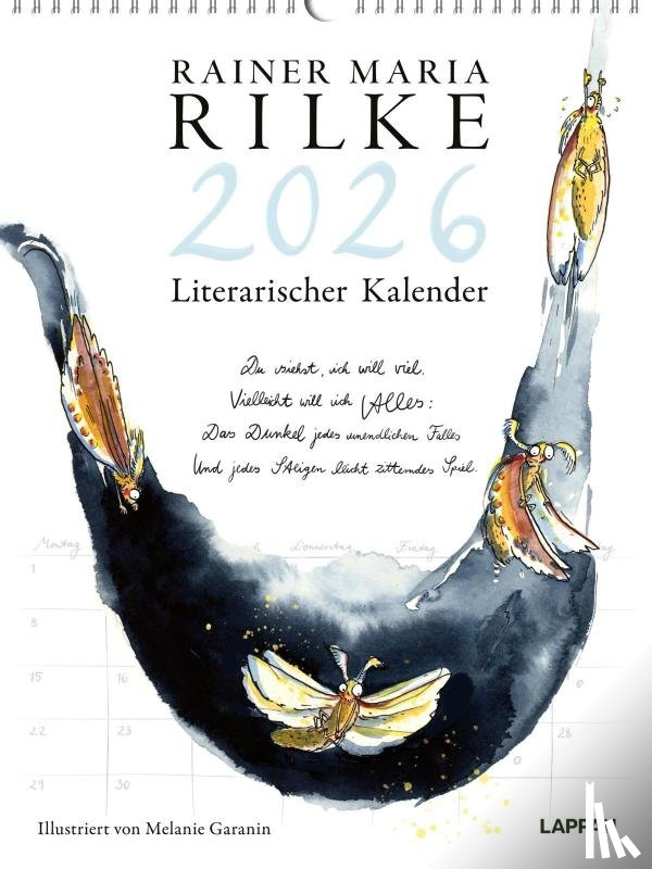 Rilke, Rainer Maria - Rilke-Kalender 2026 - Wandkalender
