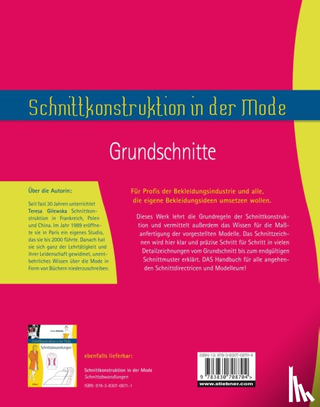 Gilewska, Teresa - Schnittkonstruktion in der Mode -Grundschnitte