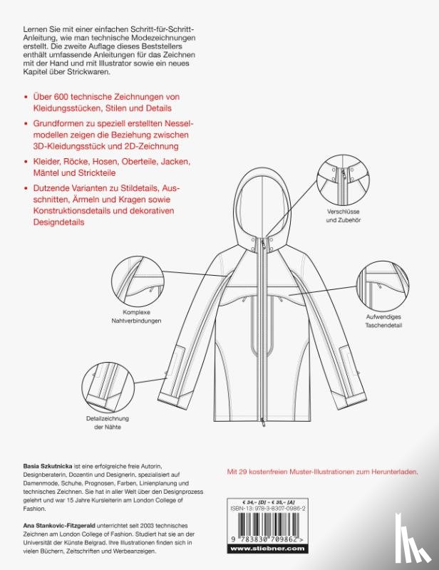 Szkutnicka, Basia - Technisches Modezeichnen