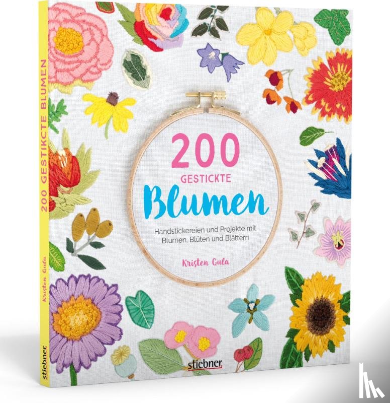 Gula, Kristen - 200 gestickte Blumen