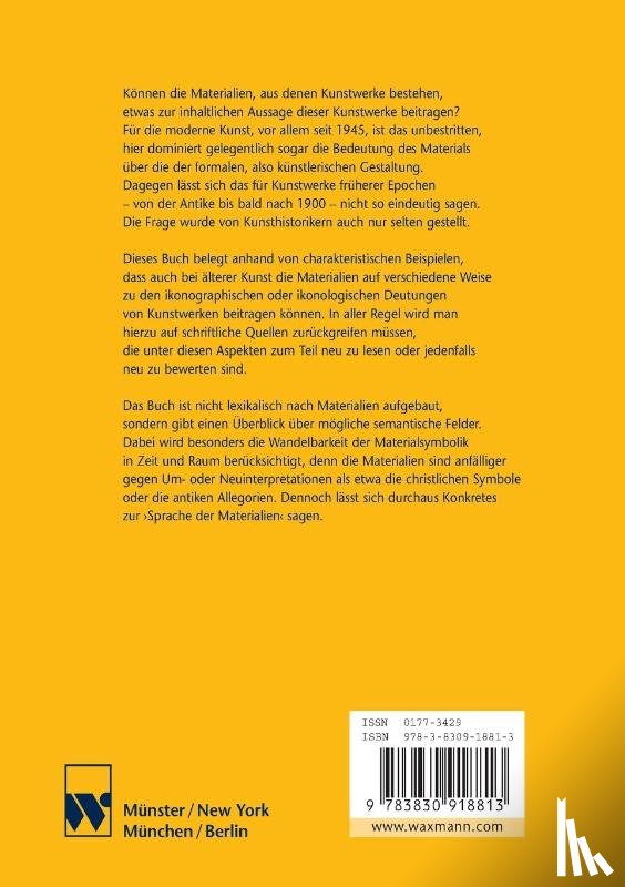 Raff, Thomas - Die Sprache der Materialien