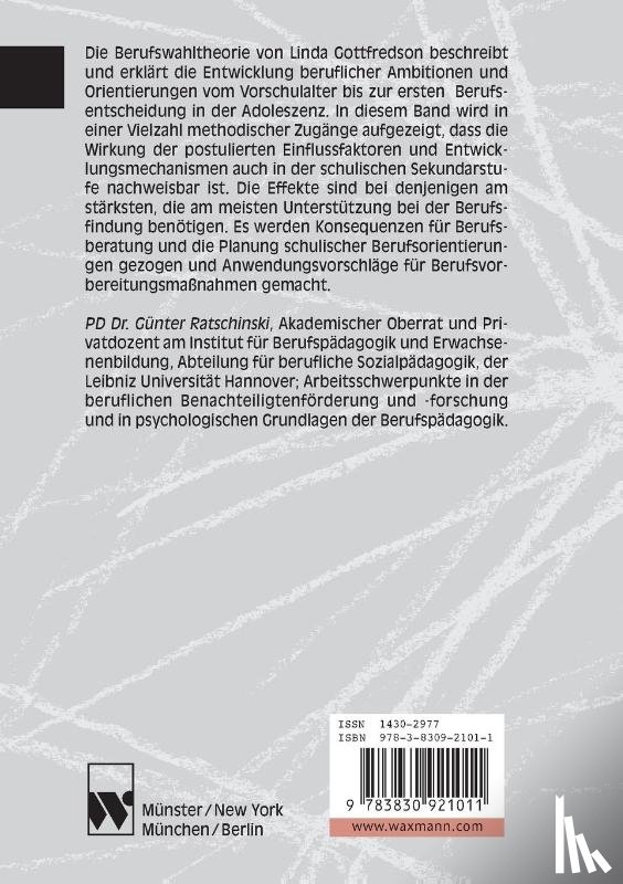 Ratschinski, Gunter - Selbstkonzept und Berufswahl