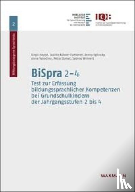 Heppt, Birgit, Köhne-Fuetterer, Judith, Eglinsky, Jenny, Volodina, Anna - BiSpra 2-4