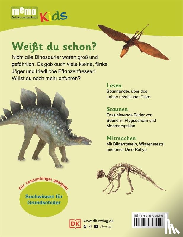  - memo Kids. Dinosaurier