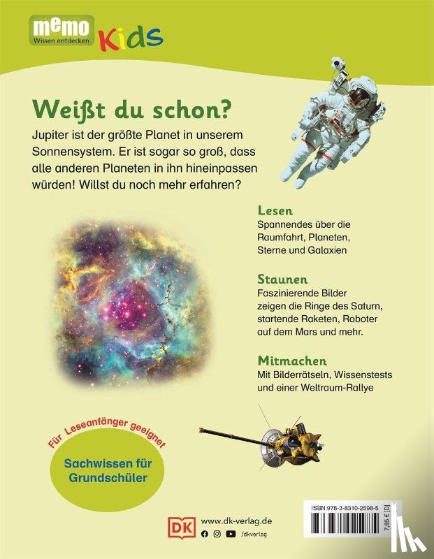  - memo Kids. Weltraum