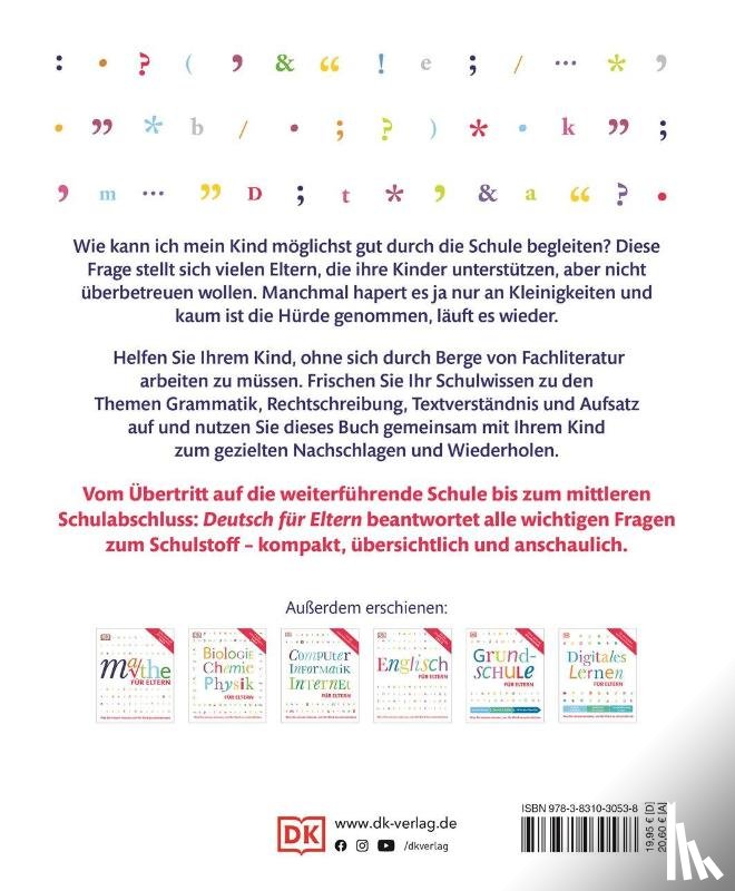 Müller, Hans G., Brosche, Heidemarie, Remane, Anne-Sophie - Deutsch für Eltern