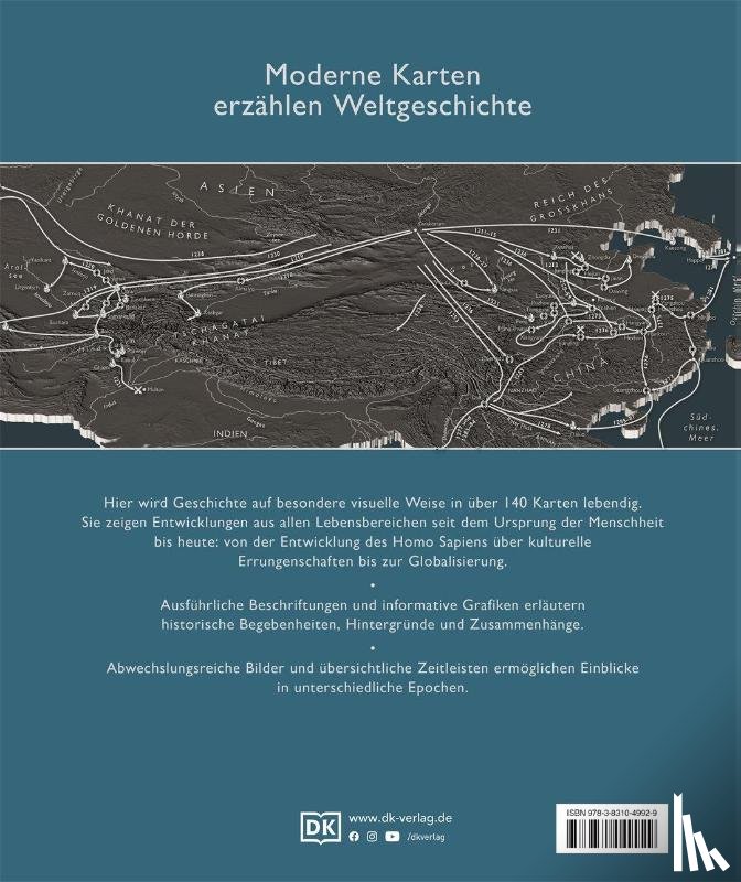 Summers, David, Harvey, Derek, Chrisp, Peter, Harwood, Jeremy - Die Geschichte der Welt in Karten