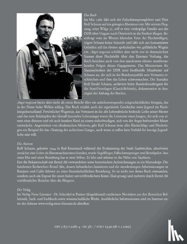 Schauss, Rolf, Alt, Bernd - Angst vergessen