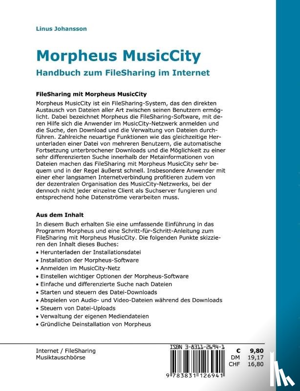 Johansson, Linus - Morpheus MusicCity