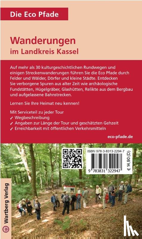 Kühlborn, Harald, Warneke, Thilo - Die Eco Pfade. Wanderungen im Landkreis Kassel