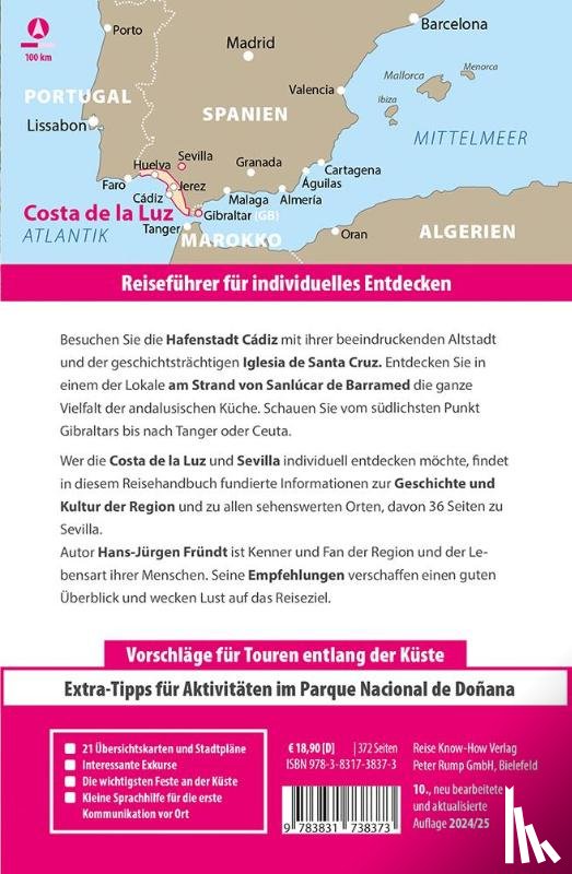 Fründt, Hans-Jürgen - Reise Know-How Reiseführer Costa de la Luz - mit Sevilla