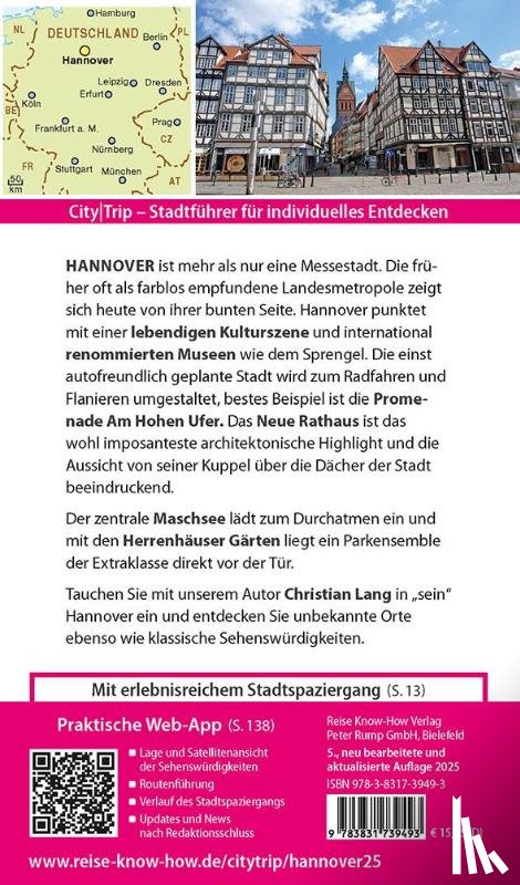 Lang, Christian - Reise Know-How CityTrip Hannover