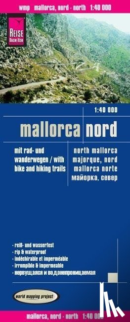  - Mallorca Nord Wanderkarte. 1 : 40 000
