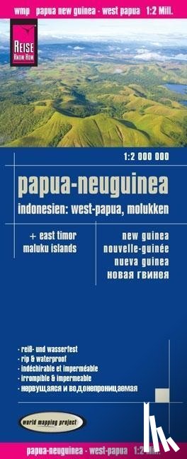  - Reise Know-How Landkarte Papua-Neuguinea, Indonesien: West-Papua, Molukken (1:2.000.000)