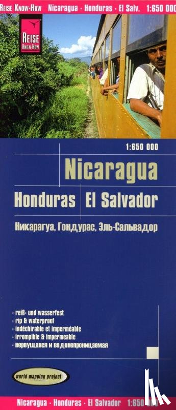  - Nicaragua, Honduras, El Salvador 1 : 650 000
