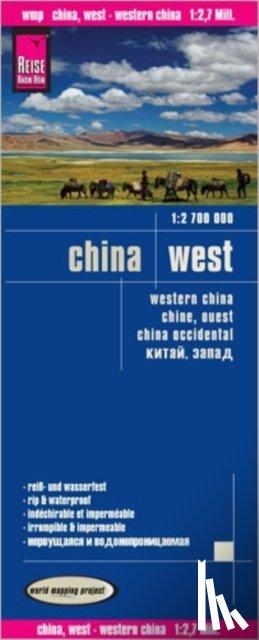  - Reise Know-How Landkarte China, West 1 : 2.700.000