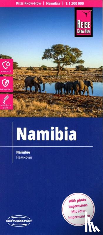  - Reise Know-How Landkarte Namibia 1 : 1.200.000