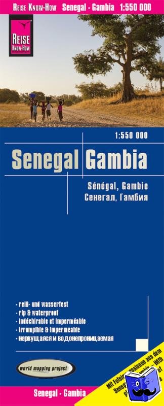  - Reise Know-How Landkarte Senegal, Gambia 1 : 550 000