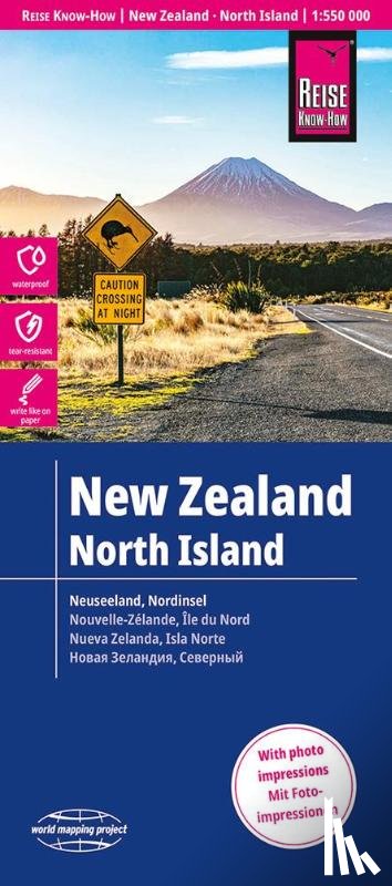  - New Zealand - North Island (1:550.000)