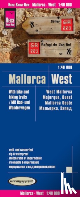 Peter Rump, Reise Know-How Verlag - Mallorca West (1:40.000)
