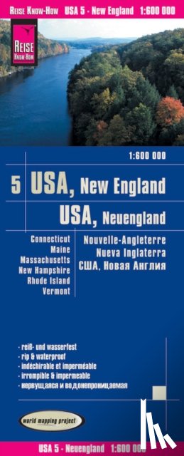  - USA 5 New England (1:600.000)