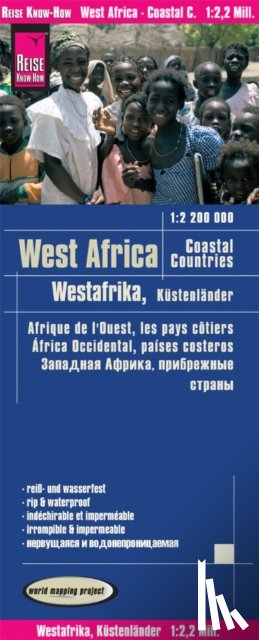 Peter Rump, Reise Know-How Verlag - Africa West, Coastal countries (1:2.200.000)